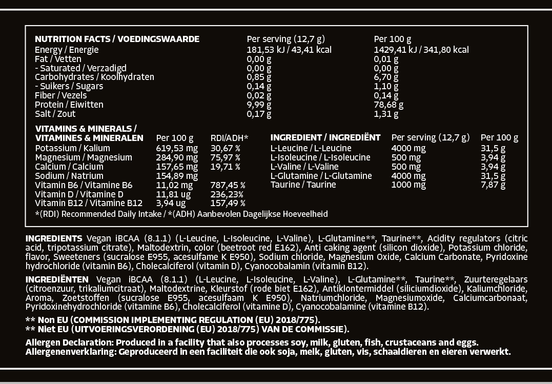 BCAA 8:1:1 / L-leucine shot Cherry Coke
